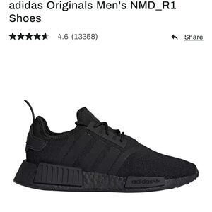 Adidas NMD R1 black/black (M7/W8)